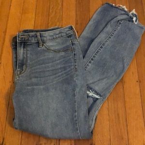 High rise jeans